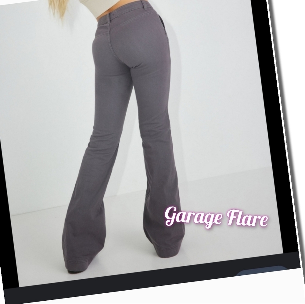 GARAGE Low Rise Flare pant size 11 - Picture 1 of 10